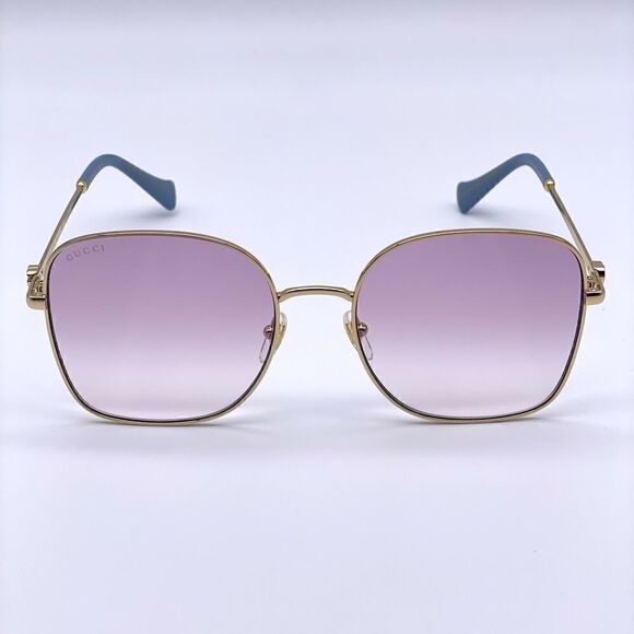 BRAND NEW GUCCI GG1143S 003 Gold/Violet Women Sunglasses main image 11